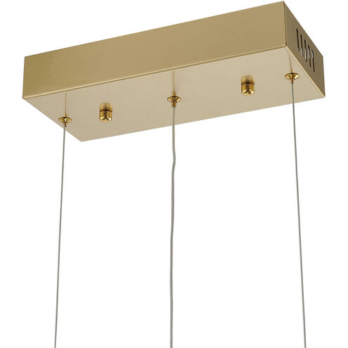 Canada LED 47 inch Gold Linear Chandelier Ceiling Light